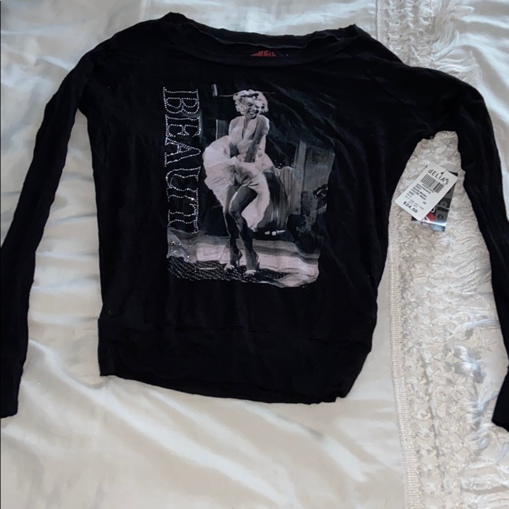 NWT Marilyn Monroe long sleeve shirt